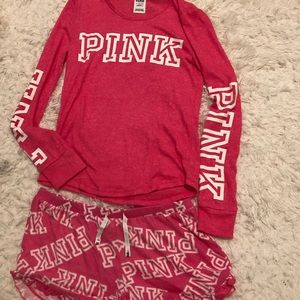 Victoria secret pink pajamas